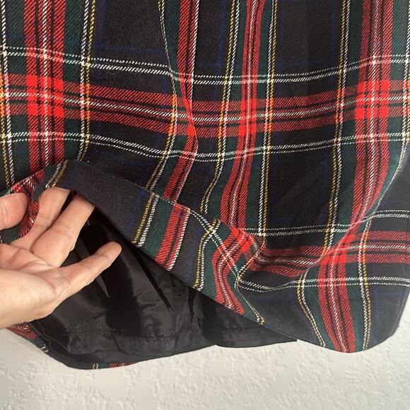 Vintage Pendleton Wool Plaid Skirt Size 4 Twee Academia Preppy Collegiate School - Picture 6 of 9